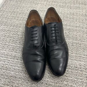 Gucci Black Leather Oxfords